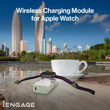 iEngage 5000mAh Powerbank Dual Port 20W Fast Charging Lightning & USB-C With Watch Charging (White)