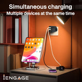 iEngage Travel Charger 65W Uk/Eu Plug (Black)