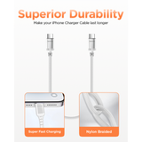 iEngage USB-C to USB-C Cable (30cm, 100W, White)