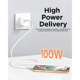 iEngage USB-C to USB-C Cable (30cm, 100W, White)