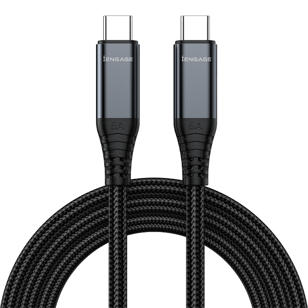 iEngage 240W Braided USB-C Cable(E-Mark) (1.5M)