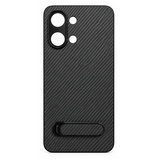 iEngage Vivo Y21 Back Case With Kickstand (Black)