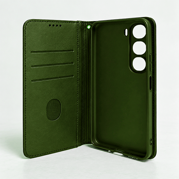 iEngage Vivo Y31 Book Case(Green)