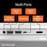 iEngage 32 Inch 4G (8GB/128GB) Android Rotating TouchScreen W/ Built-In Camera-White