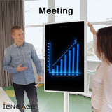 iEngage 32 Inch 4G (8GB/128GB) Android Rotating TouchScreen W/ Built-In Camera-White (15,000mAh)