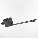 iEngage 120W 4In1 Car Charger With Retractable Cables (Usb-C/Lightning) & Usb Ports