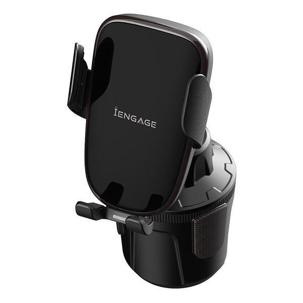 iEngage Smart Car Cup Phone Holder With Wireless Charging(15W)