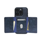 iEngage Tri-Fold Magsafe Wallet (Blue)
