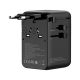 iEngage 70W Universal Travel Adapter 2X USB-C/A Ports with Retractable USB-C Cable