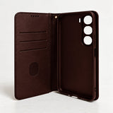 iEngage Vivo Y31 Book Case(Dark Brown)