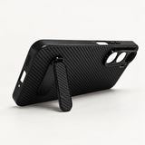 iEngage Vivo Y31 Back Case With Kickstand (Black)